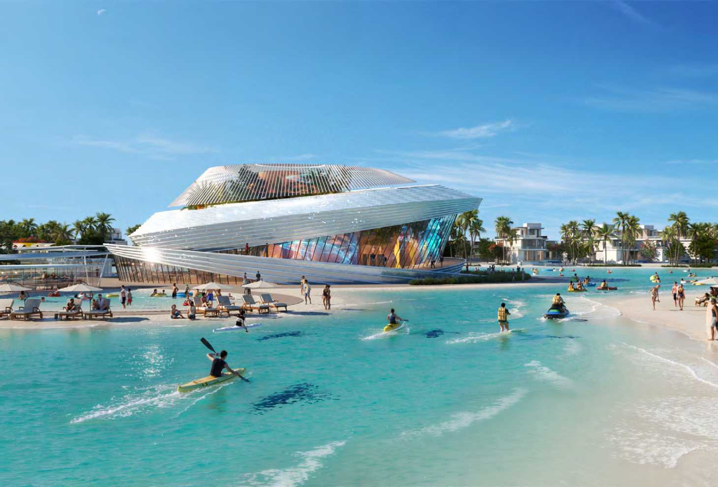 Luxury townhouses and villas at DAMAC ISLANDS with tropical-inspired amenities